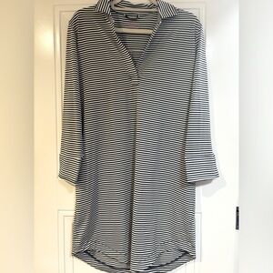 Striped navy vineyard vines coverup